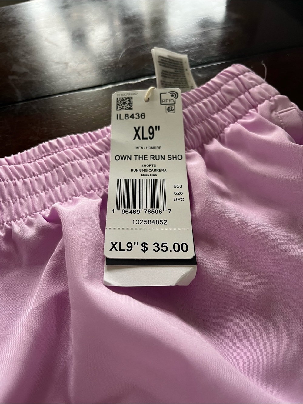 adidas Own The Run Shorts in Light Pink